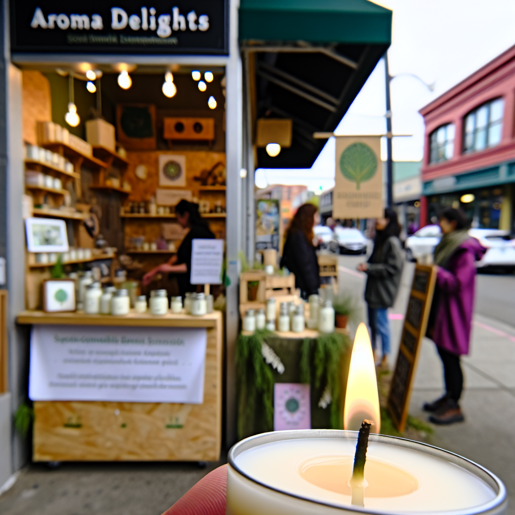 Local Business Spotlight: Aroma Delights – Handmade Candle Studio Lighting Up Seattle