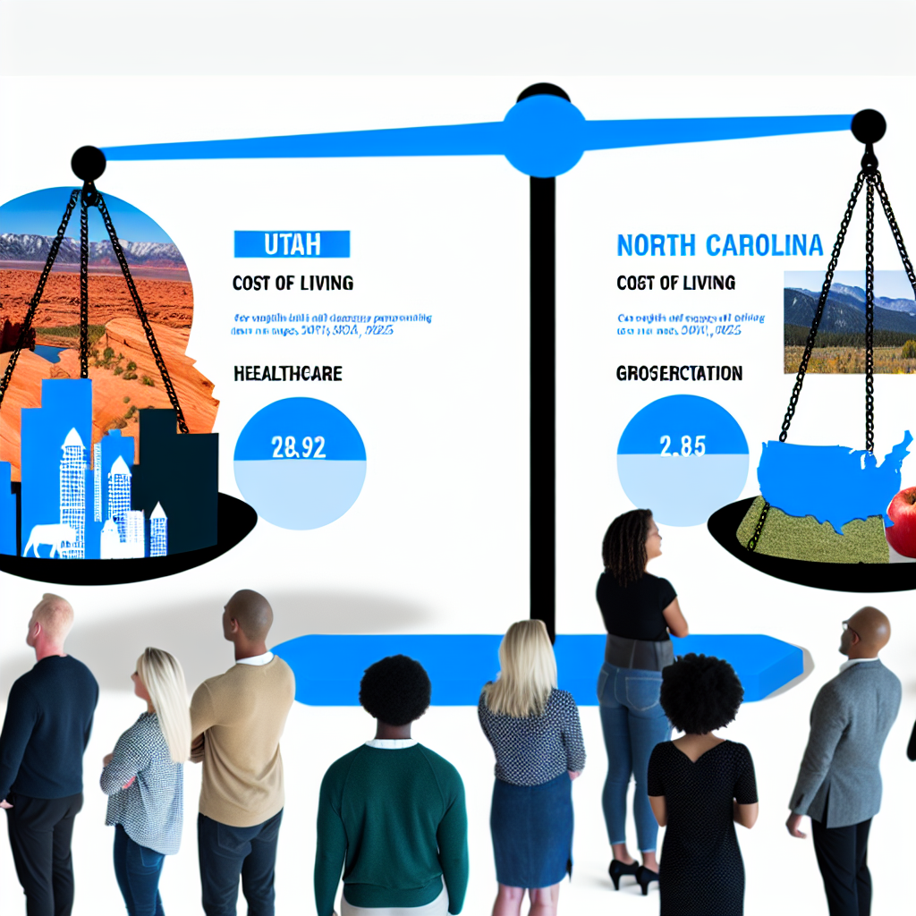 State to State Economies: Comparing the Real Cost of Living Between Utah and North Carolina in 2025