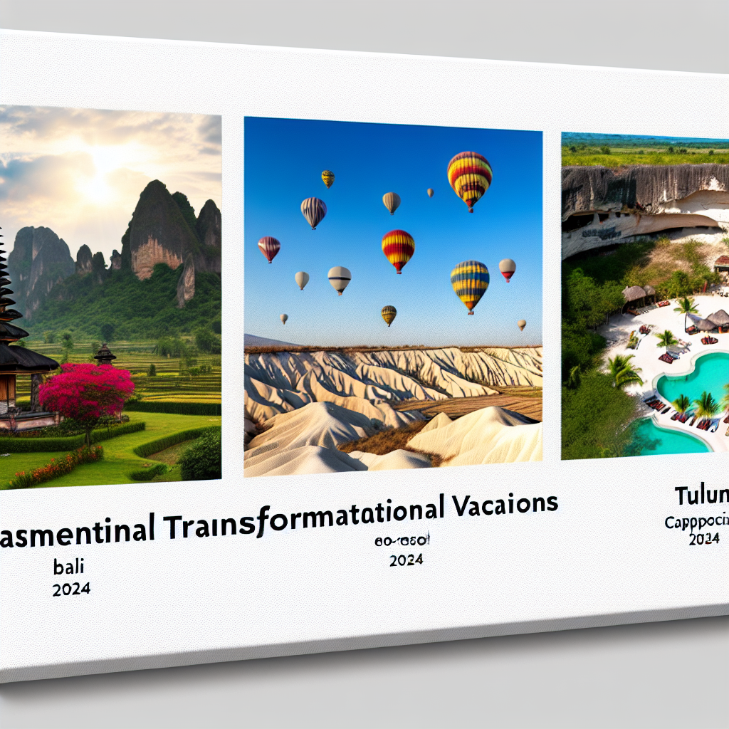 2024’s Hottest Getaways: Discover Bali, Cappadocia, and Tulum’s Unique Vibes and Viral Travel Trends