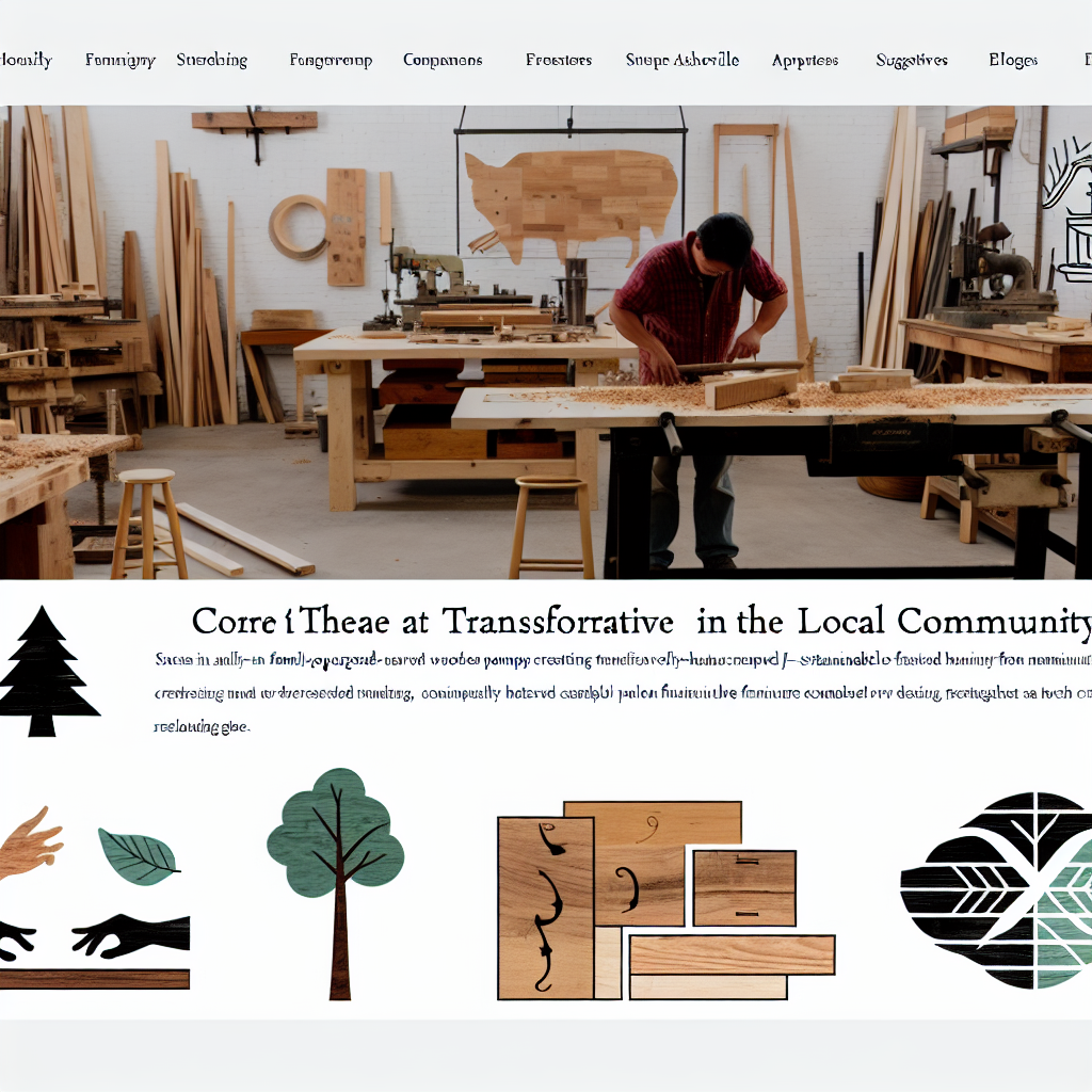 Local Business Spotlight: Raising the Bar in Style – The Rise of Oak & Pine Custom Furniture in Asheville, NC