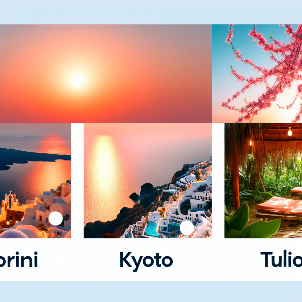 Hot This Week: Santorini Sunsets, Kyoto Cherry Blooms & Tulum Retreats — The Viral Travel Destinations Everyone’s Talking About