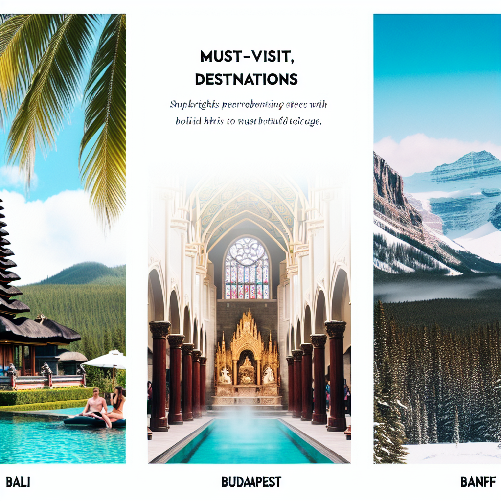 Bali, Budapest, and Banff: 3 Viral Destinations You Need to Visit This Week for Spectacular Adventures