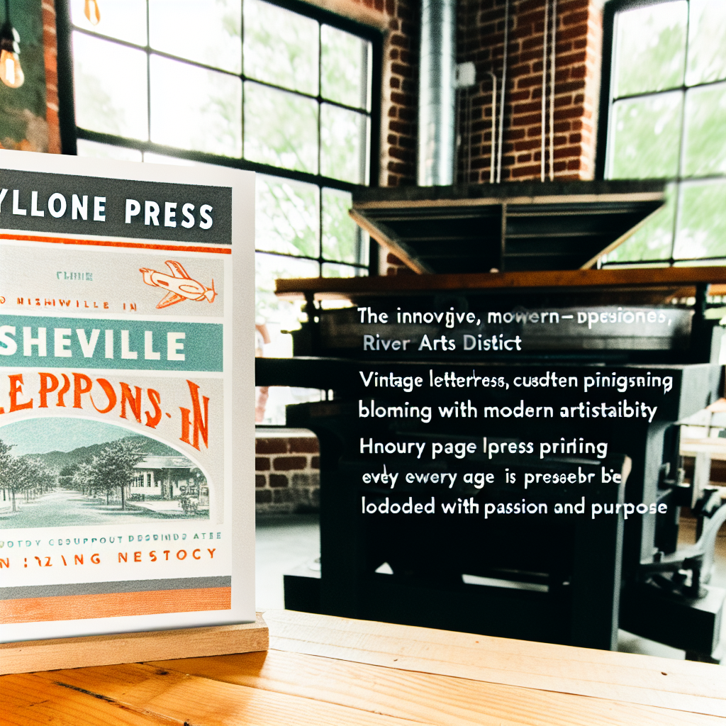 Local Business Spotlight: Empowering Creativity at Cyclone Press in Ashville, NC