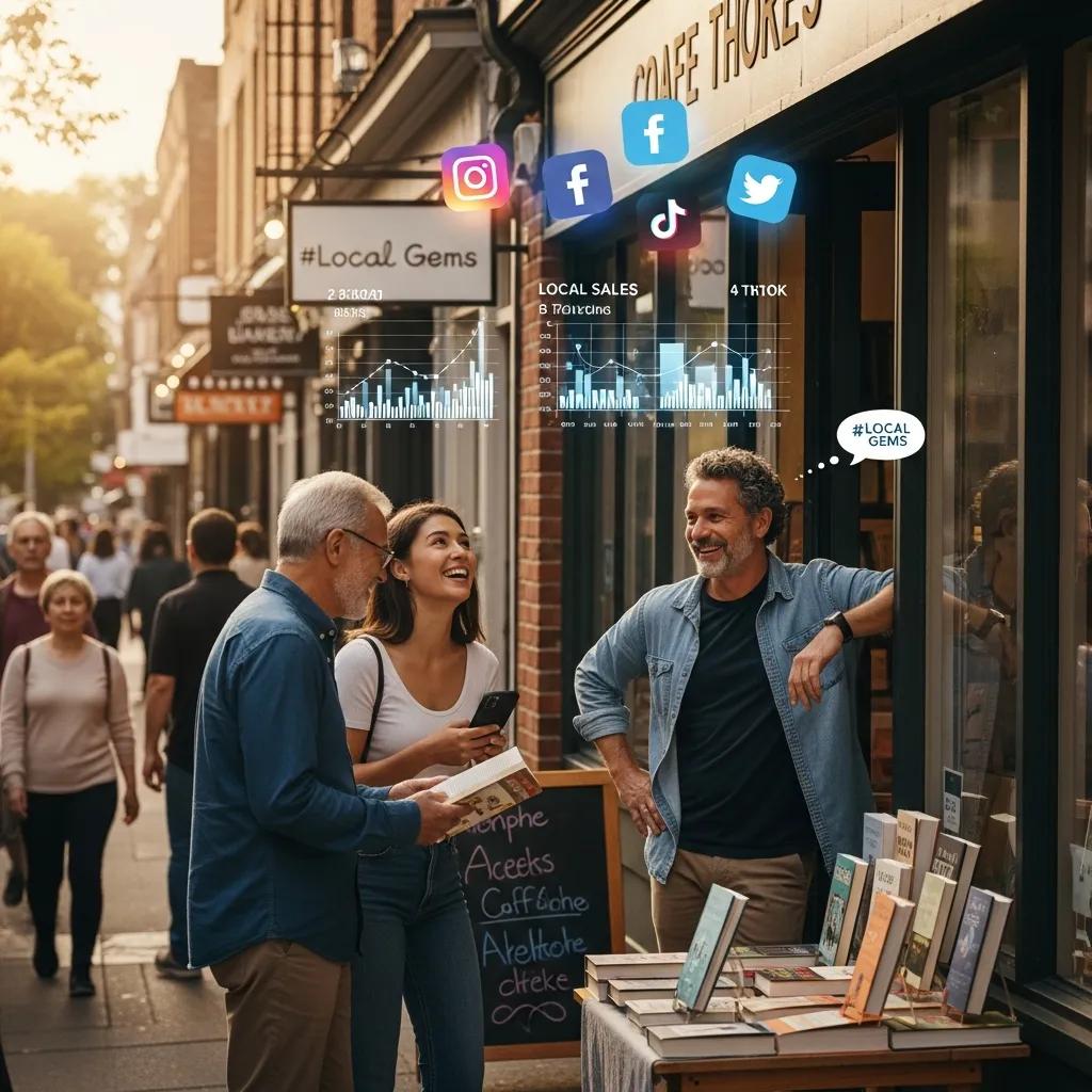 Local shop owner using data to connect with nearby customers