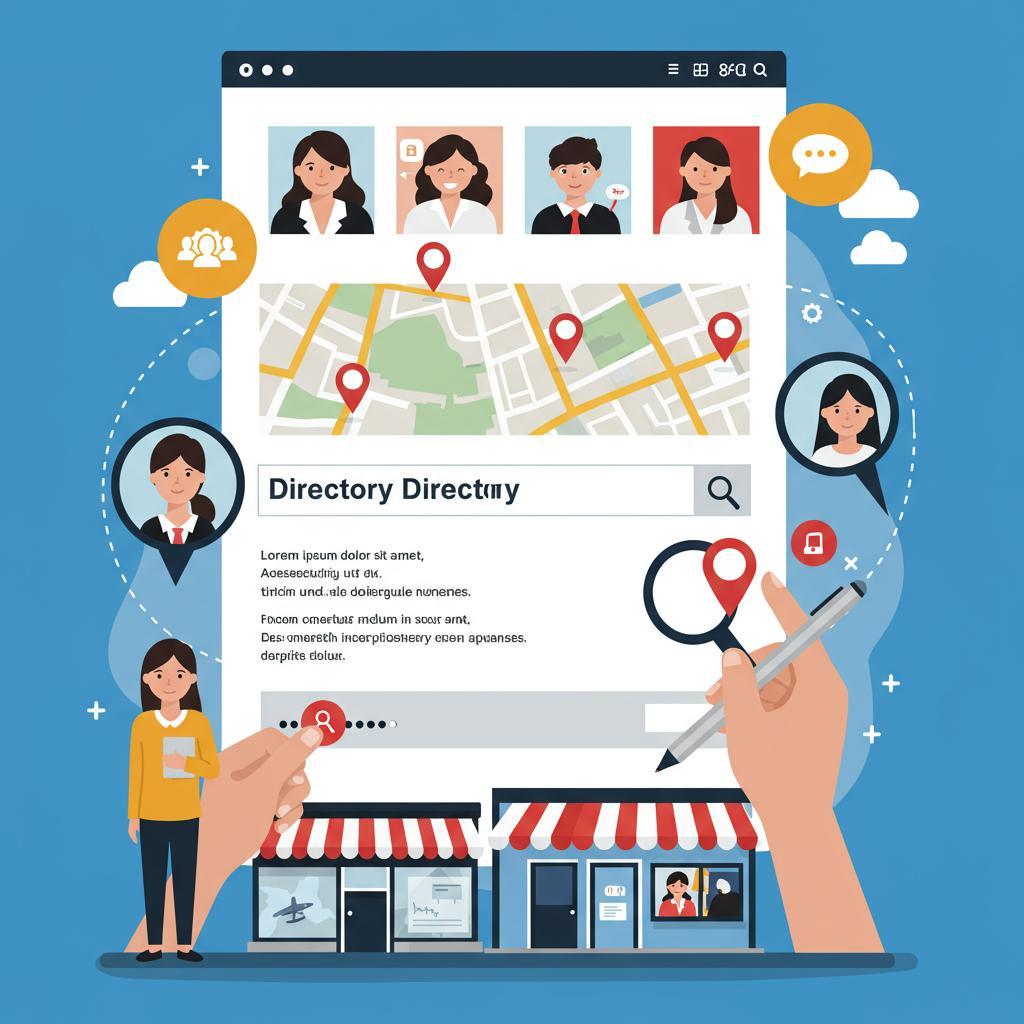 Customer leaving feedback on a business listing using a smartphone in a caf&eacute;